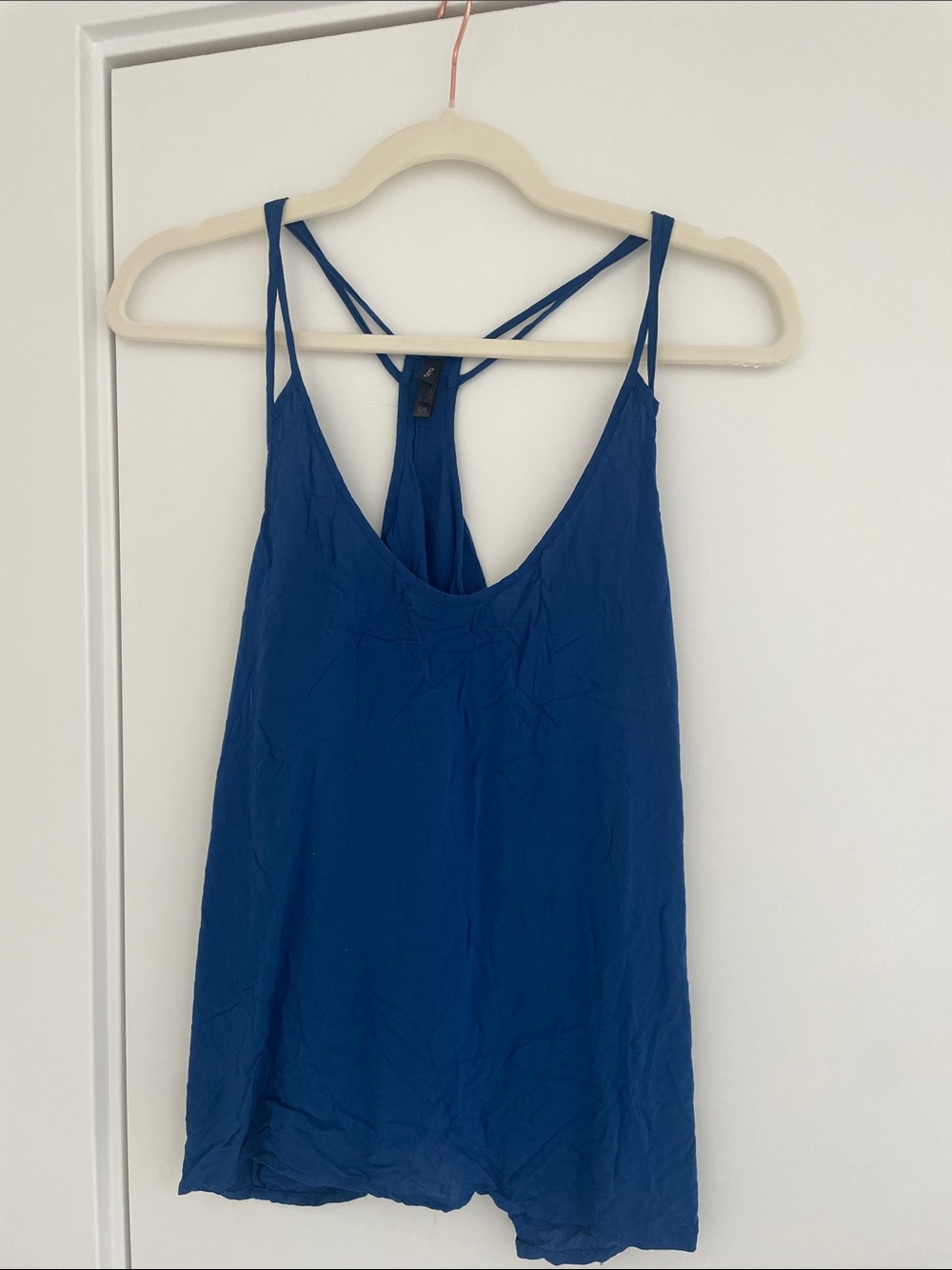 Aritzia Royal Blue Double-Strap Camisole
